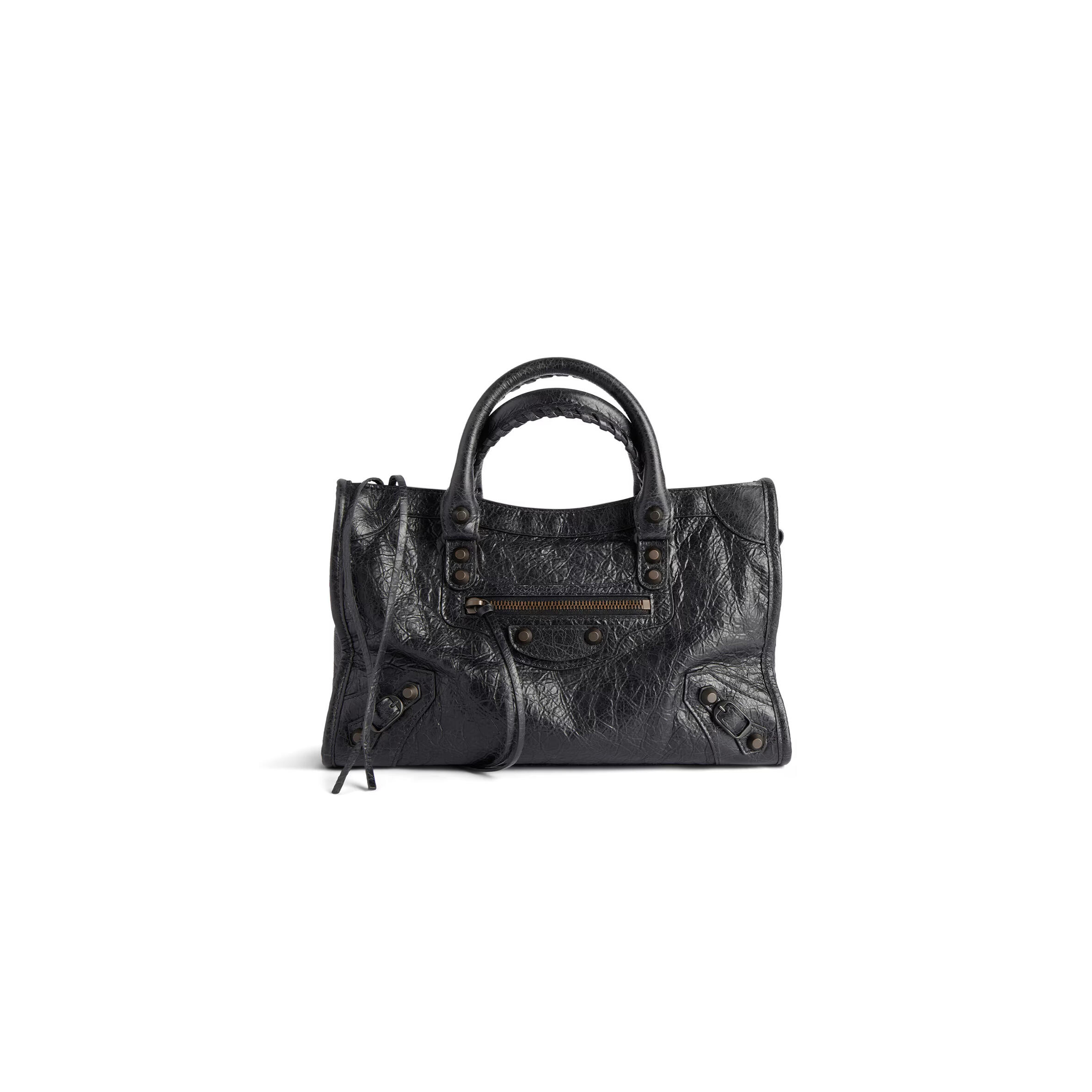 BALENCIAGA WOMEN'S LE CITY BAG SMALL IN BLACK 8114422ABEK1000 (29.9*19.1*9.9cm)
